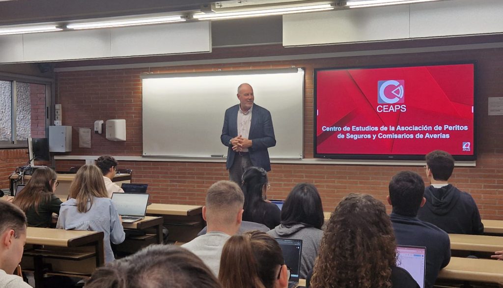 Xavi Romero en la Universitat de Barcelona