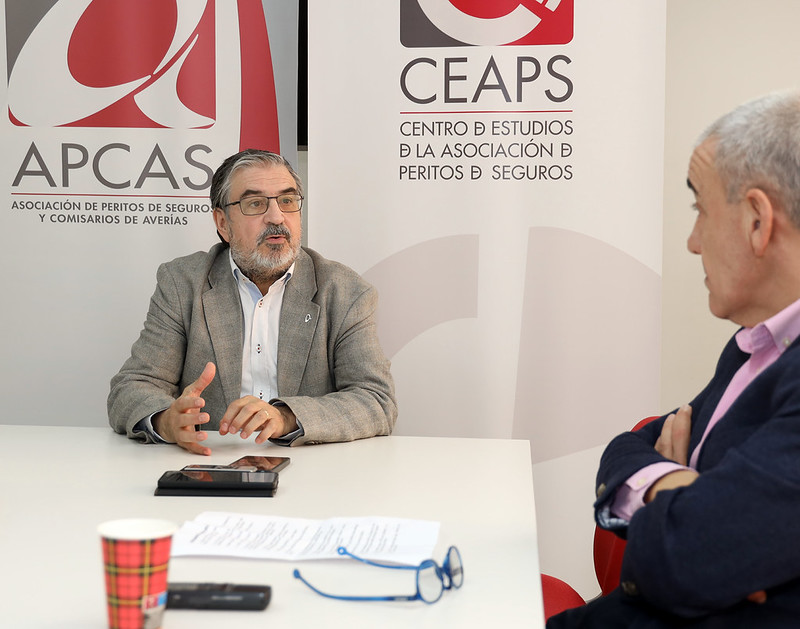 Francisco de la Puente durante la entrevista